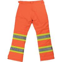 Womens Insulated Flex Safety Pant, Polyester, X-Small, High Visibility Orange Cintas