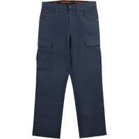 Pantalon de travail WP100, Coton/Spandex, Bleu marin, Taille 0, Entrejambe 30 Cintas