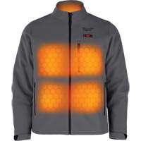 Manteau chauffante M12 ToughShell (manteau seulement), Hommes, Moyen, Gris Cintas