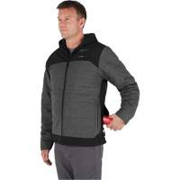 Veste chauffante M12 QuietShell avec pile, Hommes, Petit, Gris Cintas