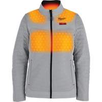 Manteau chauffant M12 Axis avec pile, Femmes, Petit, Gris Cintas