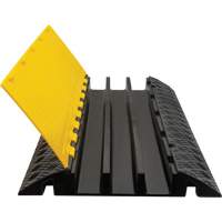 Polyurethane Cable Protector, 3 Channels, 35.43" L x 19.69" W x 3" H Cintas