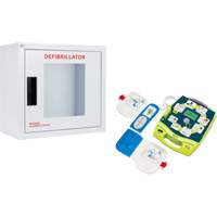 Ensemble armoire murale et d&eacute;fibrillateur AED Plus, Semi-automatique, Anglais, Classe 4 Cintas