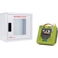 Ensemble armoire murale et d&eacute;fibrillateur AED 3, Semi-automatique, Anglais, Classe 4 Cintas