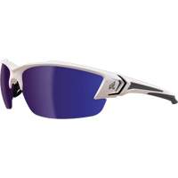Khor G2 Safety Glasses, Blue Mirror Lens, Anti-Scratch/Polarized, ANSI Z87+/MCEPS GL-PD 10-12/Meets/Exceeds CSA Z94.3 Cintas