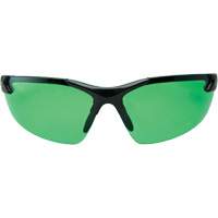 Zorge G2 Safety Glasses, Green Lens, Anti-Scratch, ANSI Z87+/MCEPS GL-PD 10-12/Meets/Exceeds CSA Z94.3 Cintas
