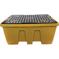 IBC Spill Pallet, 333 US gal. Spill Capacity, 66" x 66" x 27.5" Cintas