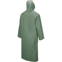 851 Hurricane Long Coat with Detachable Hood, Small, Green Cintas