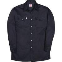 Chemise industrielle de travail &agrave; manches longues, Hommes, Petit, Bleu marine Cintas