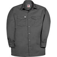 Chemise de travail &agrave; manche longue de premi&egrave;re qualit&eacute;, Hommes, Petit, Charbon Cintas