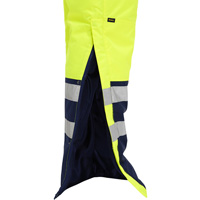 Bisley&reg; Extreme Cold Bib Overall, Polyester, Small, High Visibility Lime-Yellow Cintas