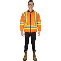 Waterproof 7-in-1 Winter Parka, High Visibility Orange, Medium Cintas