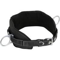WB-6020-S Safety Positioning 2 Side D-Rings Belt with Padded Lumbar Support - Small Cintas