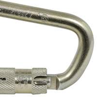CP-03015-1 Mousqueton zingu&eacute; avec ouverte de portique de 1", Acier Cintas