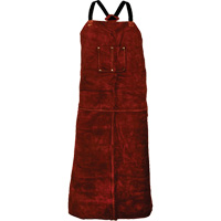 Tablier en cuir de vache Tillman 3842, Salopette, 42" lo, Brun Cintas