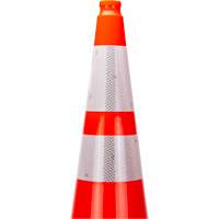 Premium Traffic Cone, 36", Orange, 4" & 6" Reflective Collar(s) Cintas