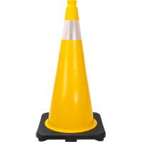 Premium Traffic Cone, 28", Yellow, 4" Reflective Collar(s) Cintas