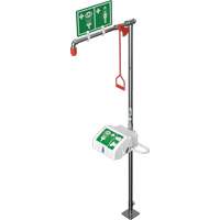 Combination Shower with Closed ABS Bowl & Botton Inlet, Pedestal Cintas