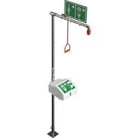Combination Shower with Closed ABS Bowl & Bottom Inlet, Pedestal Cintas