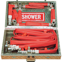 16-Nozzle Portable Decontamination Shower, Meets None Cintas