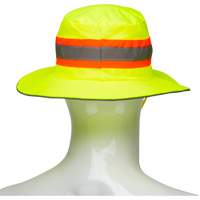 Chapeau de p&ecirc;cheur &agrave; refroidissement par &eacute;vaporation, Lime haute visibilit&eacute; Cintas