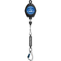 Self-Retracting Lifeline, 20', Galvanized Steel, Swivel Cintas