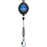 Self-Retracting Lifeline, 30', Galvanized Steel, Swivel Cintas