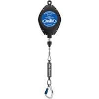 Self-Retracting Lifeline, 50', Galvanized Steel, Swivel Cintas