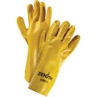 Rough-Finish Chemical-Resistant Gloves, Size 9, 14" L, PVC, Interlock Inner Lining, 47-mil Cintas