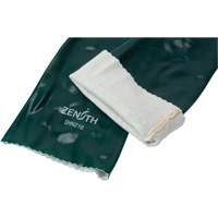 Double Dipped Green Gloves, 18" L, PVC, Cotton Jersey Inner Lining, 70-mil Cintas