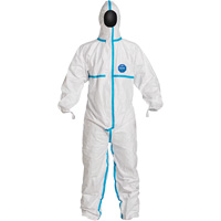 Hooded Coveralls, Small, White, Tyvek&reg; 600 Cintas