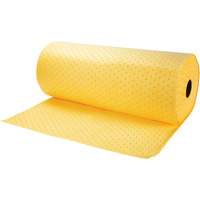 Rouleaux absorbants li&eacute;es, Lourd, 150' lo x 30" la, Absorption 20 gal. Cintas