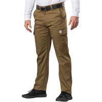 Big Flex Cargo Pants, Poly-Cotton/Spandex, Military Olive Green, Size 46, 30 Inseam Cintas