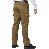 Big Flex Cargo Pants, Poly-Cotton/Spandex, Military Olive Green, Size 46, 30 Inseam Cintas