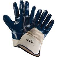 Heavyweight Safety Cuff Gloves, 11/2X-Large, Nitrile Coating, Cotton Shell Cintas