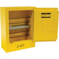 Mini Flammable Safety Cabinet, 2 Gal., 1 Door, 17" W x 22" H x 8" D Cintas