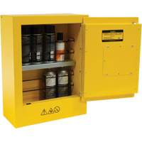 Mini Flammable Safety Cabinet, 2 Gal., 1 Door, 17" W x 22" H x 8" D Cintas