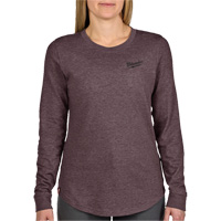 T-shirt hybride &agrave; manches longues FREEFLEX, Femmes, T-petit, Mauve Cintas