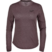 T-shirt hybride &agrave; manches longues FREEFLEX, Femmes, T-petit, Mauve Cintas
