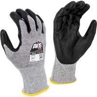 Gants de travail r&eacute;sistants &agrave; la coupe, compatibles avec &eacute;crans tactiles RWG566 AXIS, Taille T-petit, Calibre 18, Rev&ecirc;tement Polyur&eacute;thane, Enveloppe en Acier inoxydable/PEHP, ASTM ANSI niveau A5/EN 388 niveau E Cintas