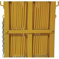 Expandable Barrier, 84" H x 20' L, Yellow Cintas