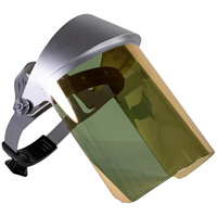 Visi&egrave;re r&eacute;fl&eacute;chissant la chaleur, Polycarbonate, Suspension Rochet Cintas