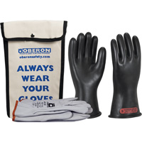 Ensemble de gants en caoutchouc pour l'&eacute;lectricit&eacute; de classe 0, 8, 11" lo, 20 cal/cm², NFPA 70E Cintas