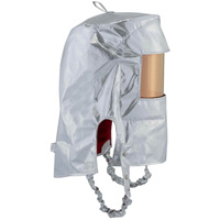 Cagoule r&eacute;fl&eacute;chissant la chaleur avec fen&ecirc;tre transparente dor&eacute;e Cintas