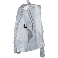 Cagoule r&eacute;fl&eacute;chissant la chaleur avec fen&ecirc;tre transparente dor&eacute;e Cintas