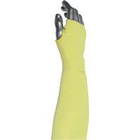 Kut Gard&reg; 2-Ply Cut-Resistant Sleeve with Thumb Hole, Aramid/ATA&reg;, 10", ASTM ANSI Level A6, Yellow Cintas