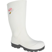 Boss&reg; Footwear Food Processing Boot, Polyurethane, Steel Toe, Size 4, Impermeable Cintas