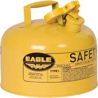 Safety Can for Diesel, Type I, Galvanized Steel, 2.5 US gal., Yellow, FM Approved/UL/ULC Listed Cintas