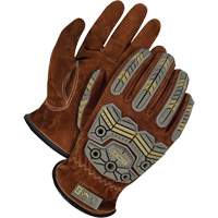 Gants de conducteur classiques r&eacute;versibles &agrave; grain, T-petit, Paume en Cuir fleur de porc Cintas