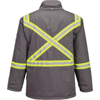 Bizflame&reg; 88/12 Insulated Winter Parka, Grey, Small Cintas
